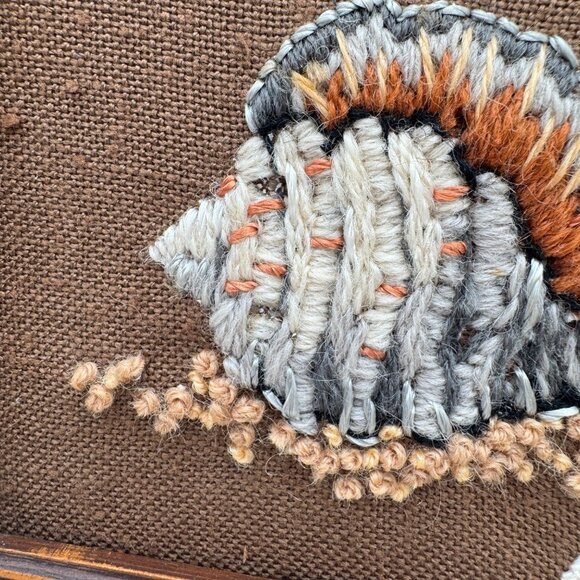 Jiffy Stitchery Kit - Designed by Nancy Overton - "Spider Conch Shell" MCM compl - Picture 3 of 8